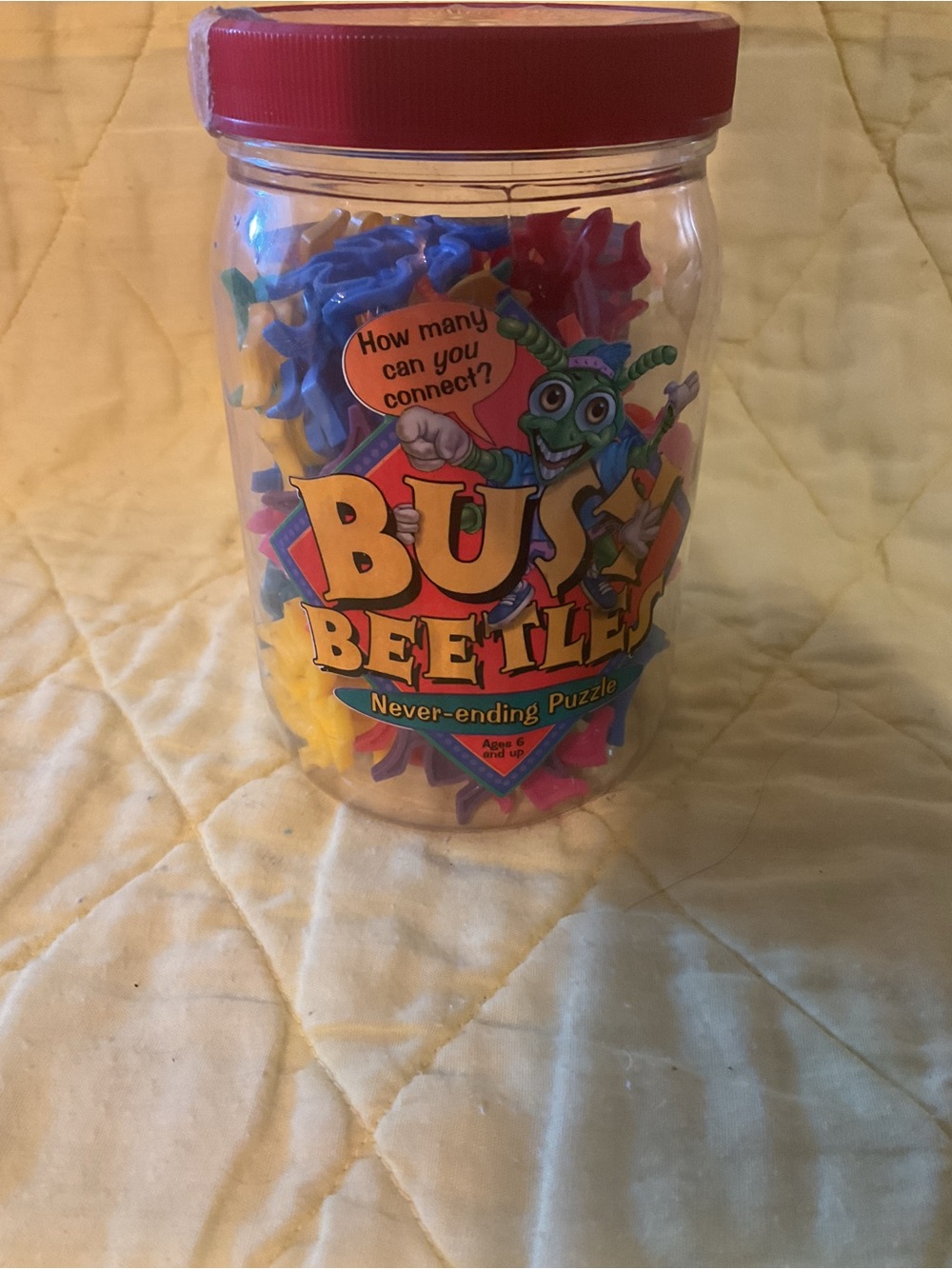 VTG. 1996 Never-Ending Puzzle Jar - Multicolor